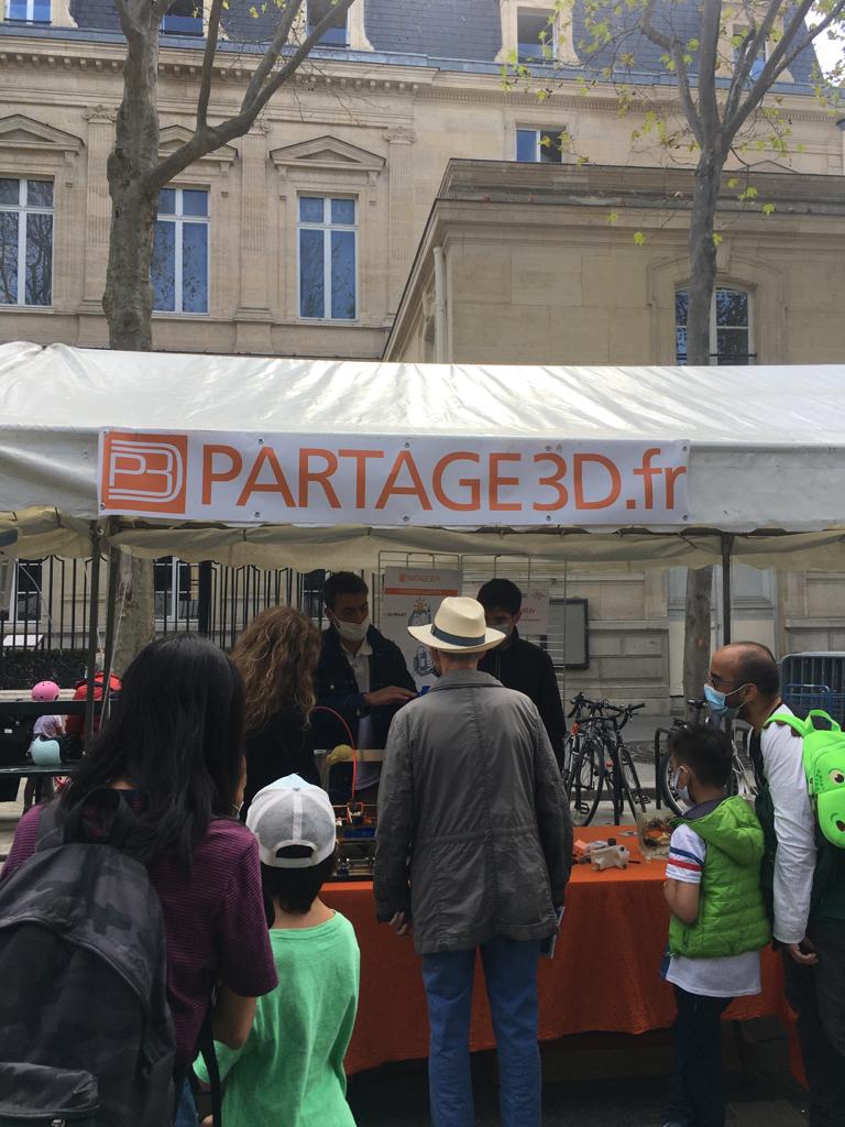 Partage3D à la Fête de la Vie Associative et Citoyenne de Paris Centre 01