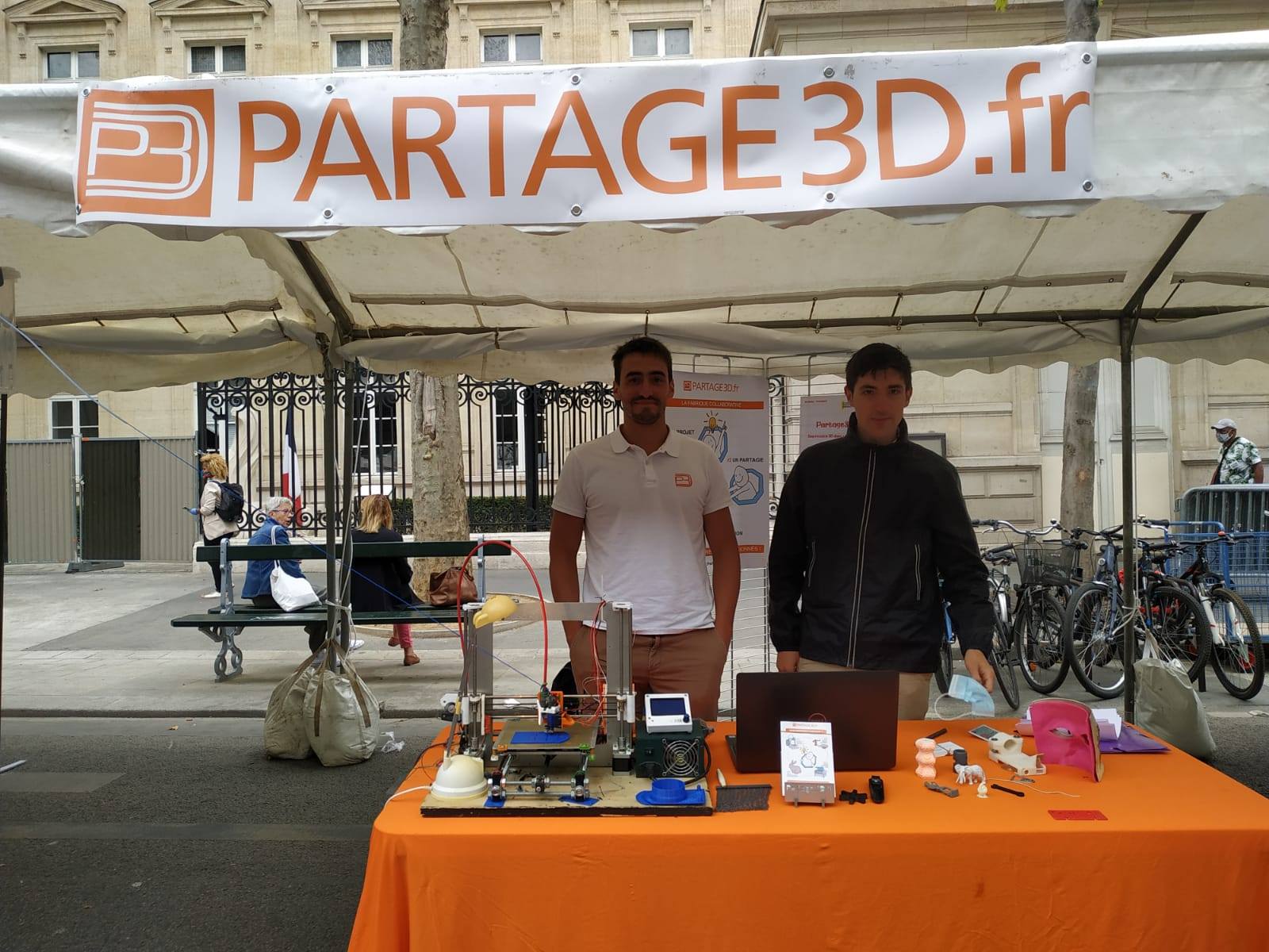 Partage3D à la Fête de la Vie Associative et Citoyenne de Paris Centre 02